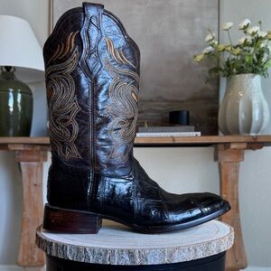 Giant American Alligator Boots - 9.5D